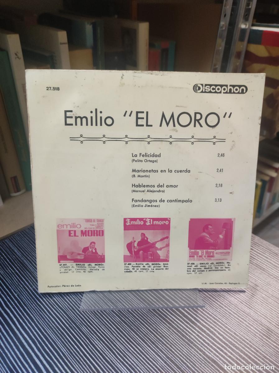 Discos de vinilo: Emilio &rdquo;El Moro&rdquo; &ndash; Canta En Espa&ntilde;ol - Foto 2