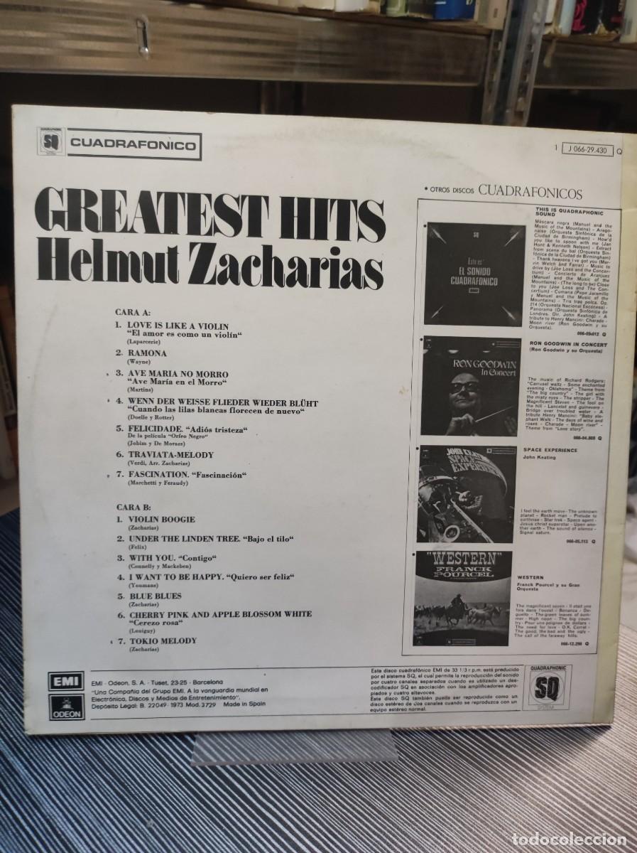 Discos de vinilo: Helmut Zacharias &ndash; Greatest Hits - Foto 2