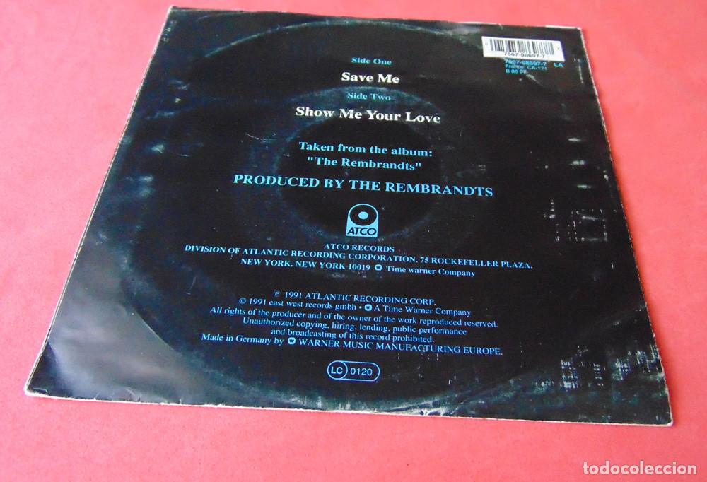 Discos de vinilo: The Rembrandts &ndash; Save Me - SINGLE - Foto 4