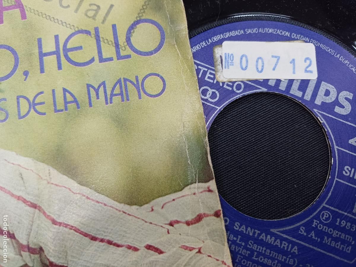 Discos de vinilo: LORENZO SANTAMARIA/HELLO HELLO/SINGLE. - Foto 2