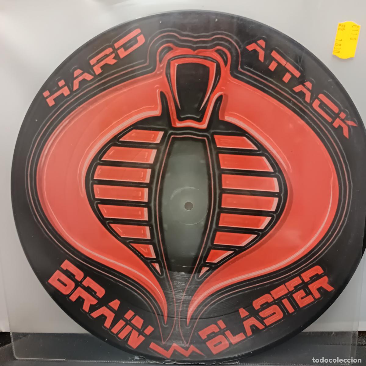 Discos de vinilo: Brainblaster. Hard Attack. EP MAXISINGLE PICTURE DISC. - Foto 1