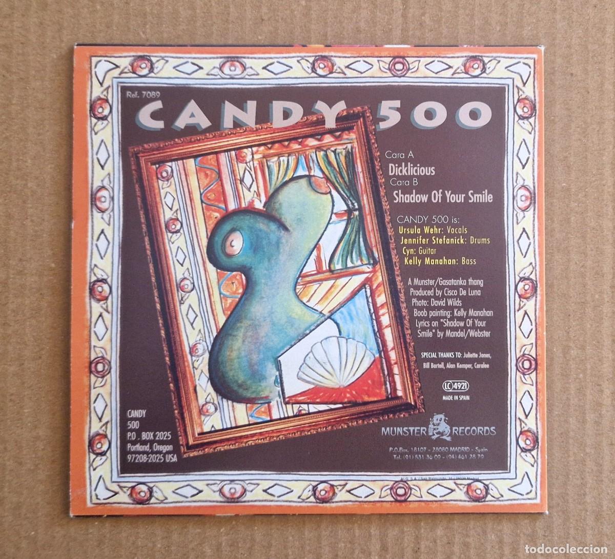Discos de vinilo: CANDY 500 - DICKLICIOUS SINGLE 1996 (MUNSTER RECORDS) - Foto 2
