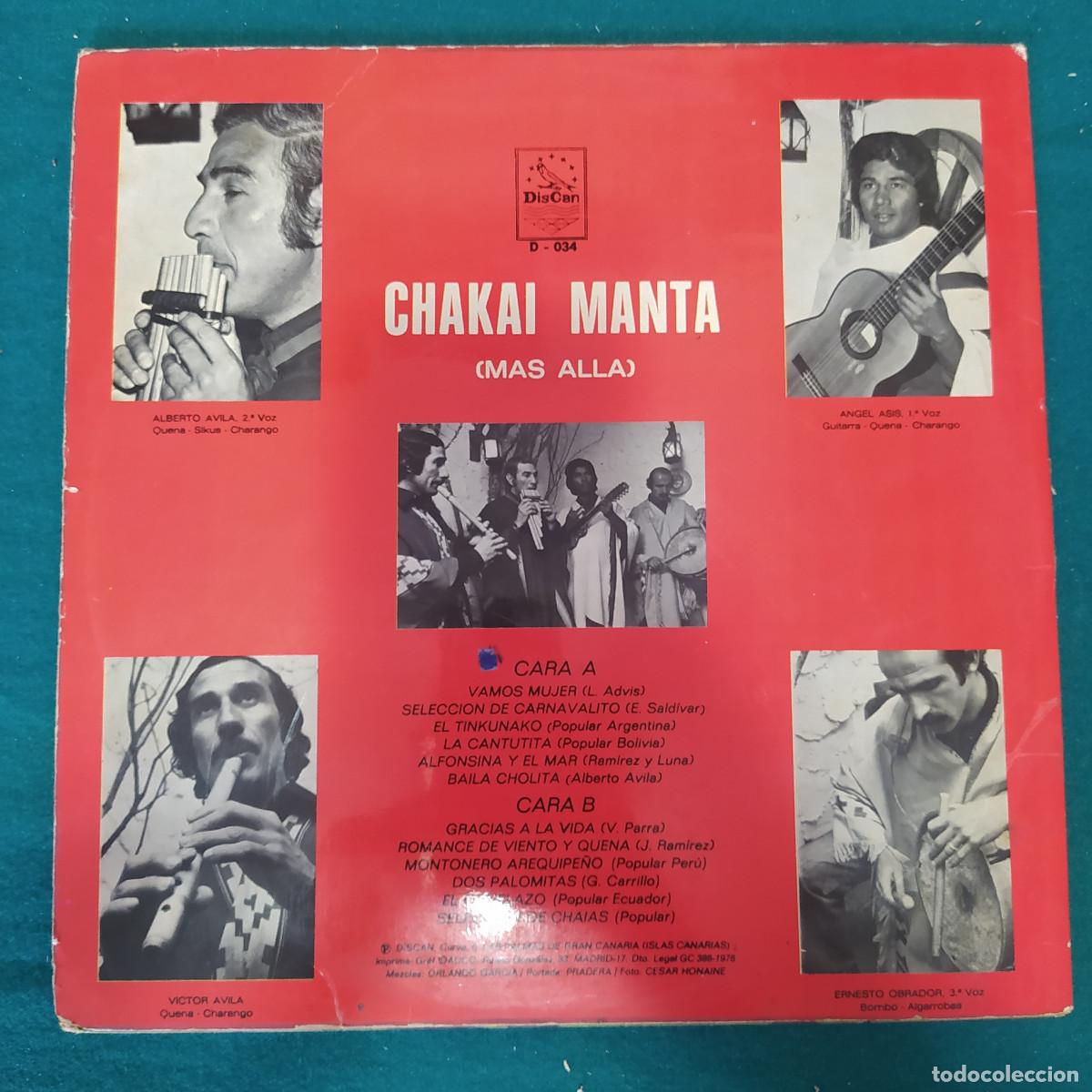 Discos de vinilo: Chakai Manta &ndash; Mas Alla - Foto 2