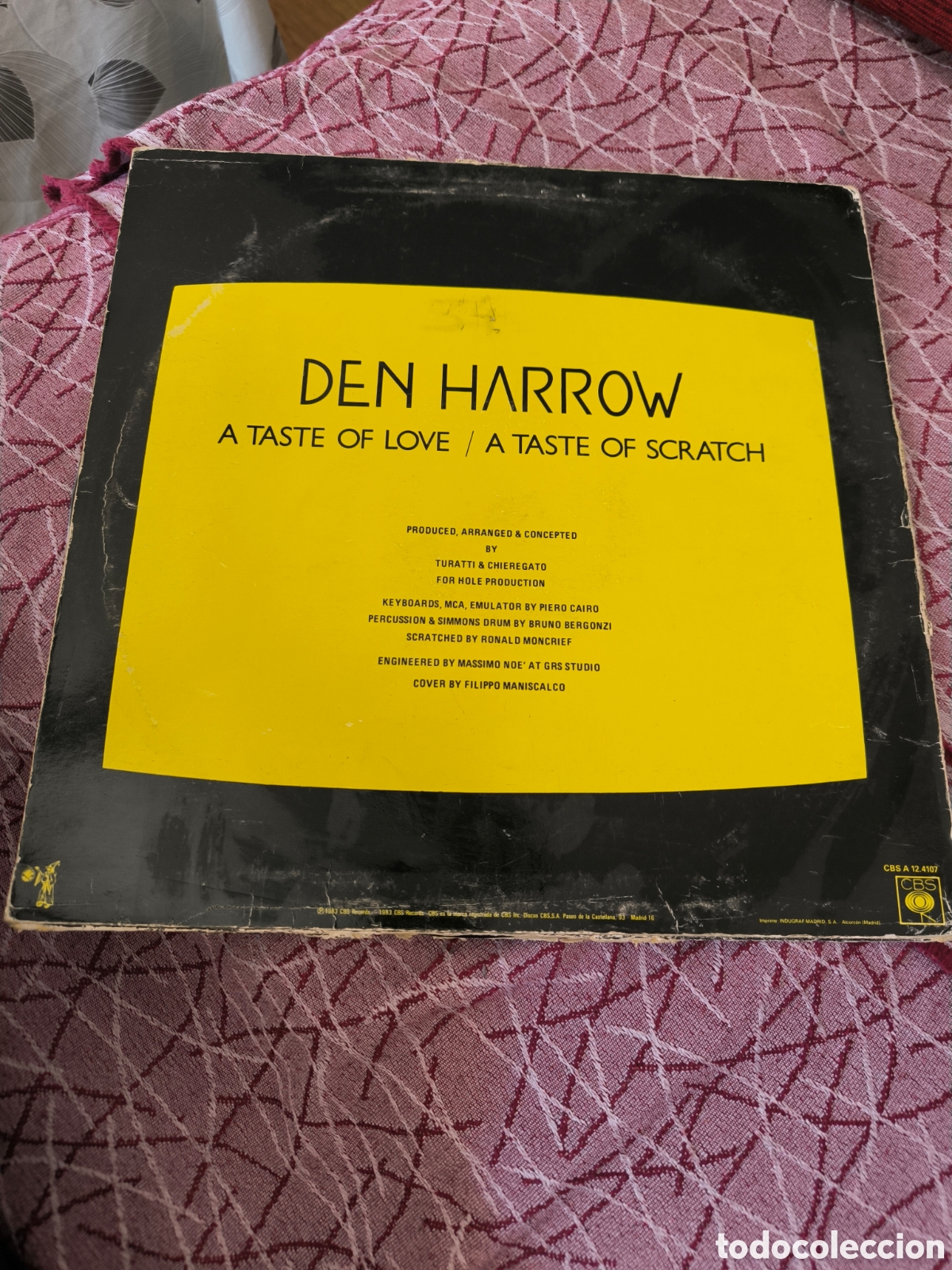 Discos de vinilo: DISCO DE VINILO DEN HARROW - Foto 2