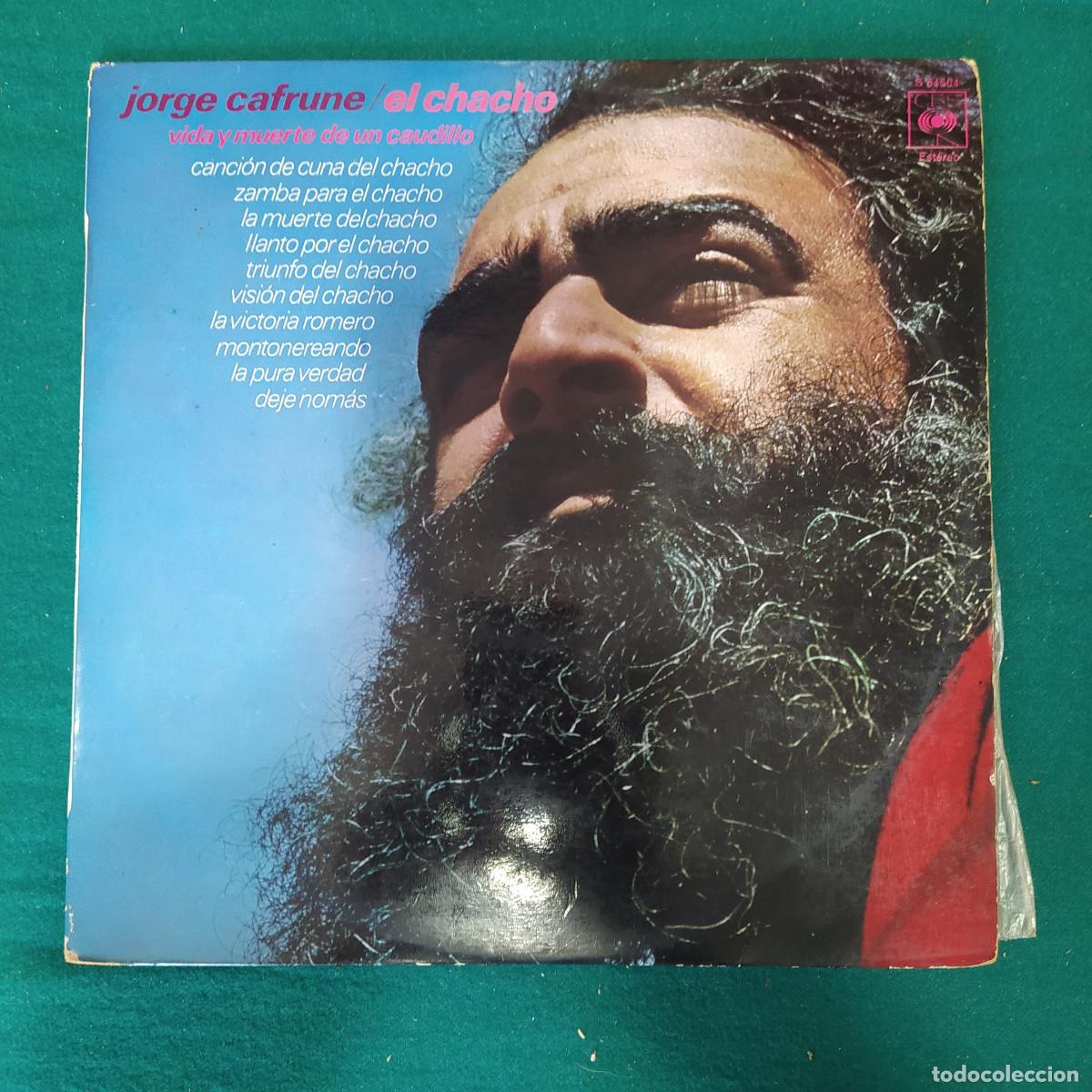Discos de vinilo: Jorge Cafrune &ndash; El Chacho Vida Y Muerte De Un Caudillo - Foto 1
