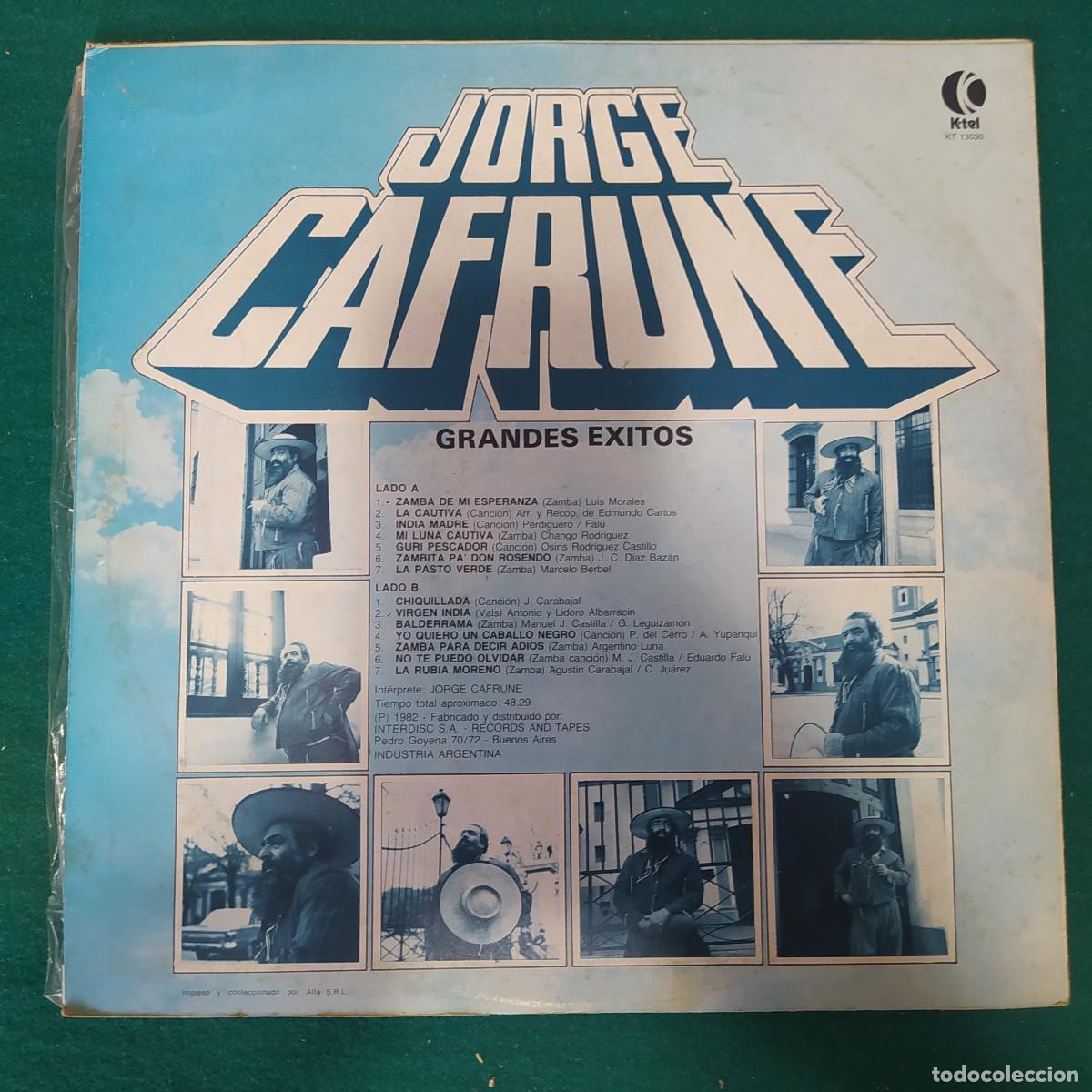 Discos de vinilo: Jorge Cafrune &ndash; Grandes Exitos - Foto 2