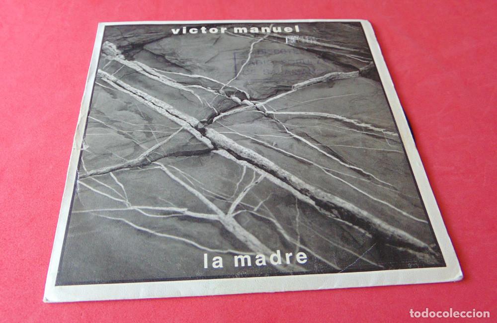 Discos de vinilo: VICTOR MANUEL - LA MADRE - SINGLE 1988 - Foto 1