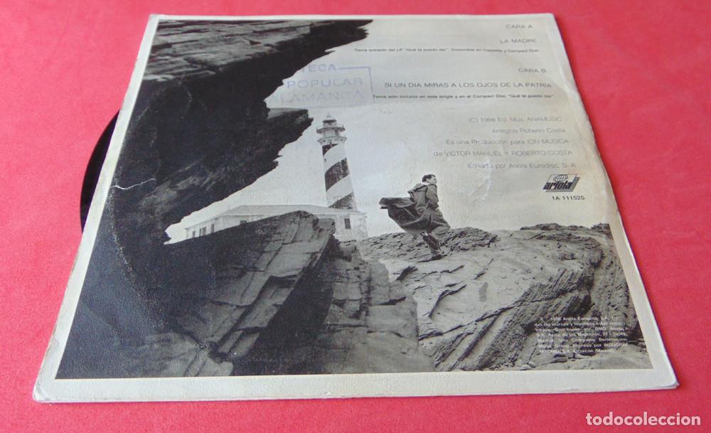 Discos de vinilo: VICTOR MANUEL - LA MADRE - SINGLE 1988 - Foto 3