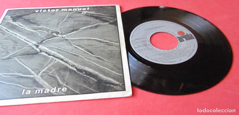 Discos de vinilo: VICTOR MANUEL - LA MADRE - SINGLE 1988 - Foto 5