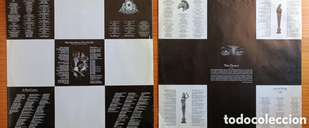 Discos de vinilo: Dangerous. Michael Jackson (doble &aacute;lbum) - Foto 4