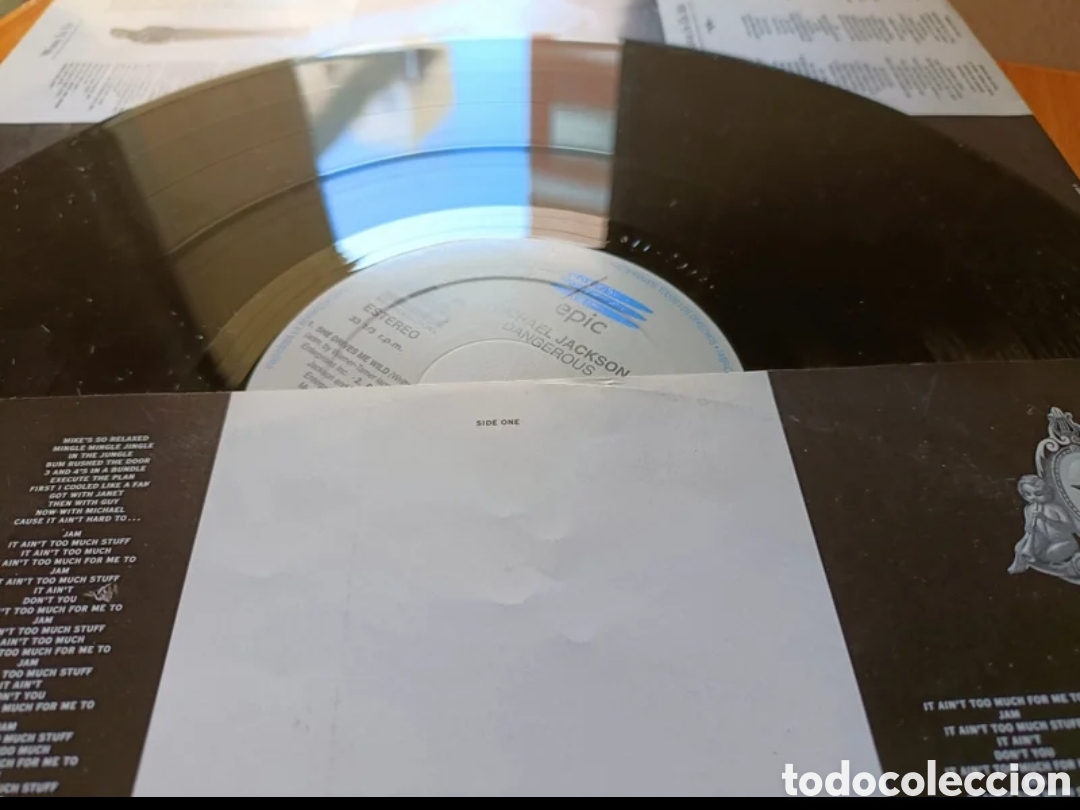 Discos de vinilo: Dangerous. Michael Jackson (doble &aacute;lbum) - Foto 6