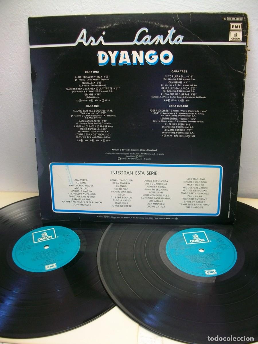 Discos de vinilo: DYANGO - AS&Iacute; CANTA DYANGO 2 LP - Foto 2