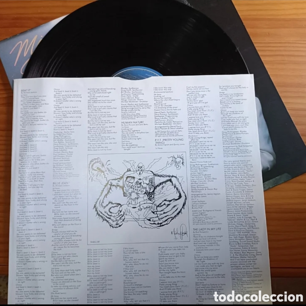Discos de vinilo: Michael Jackson. Thriller (LP) - Foto 4