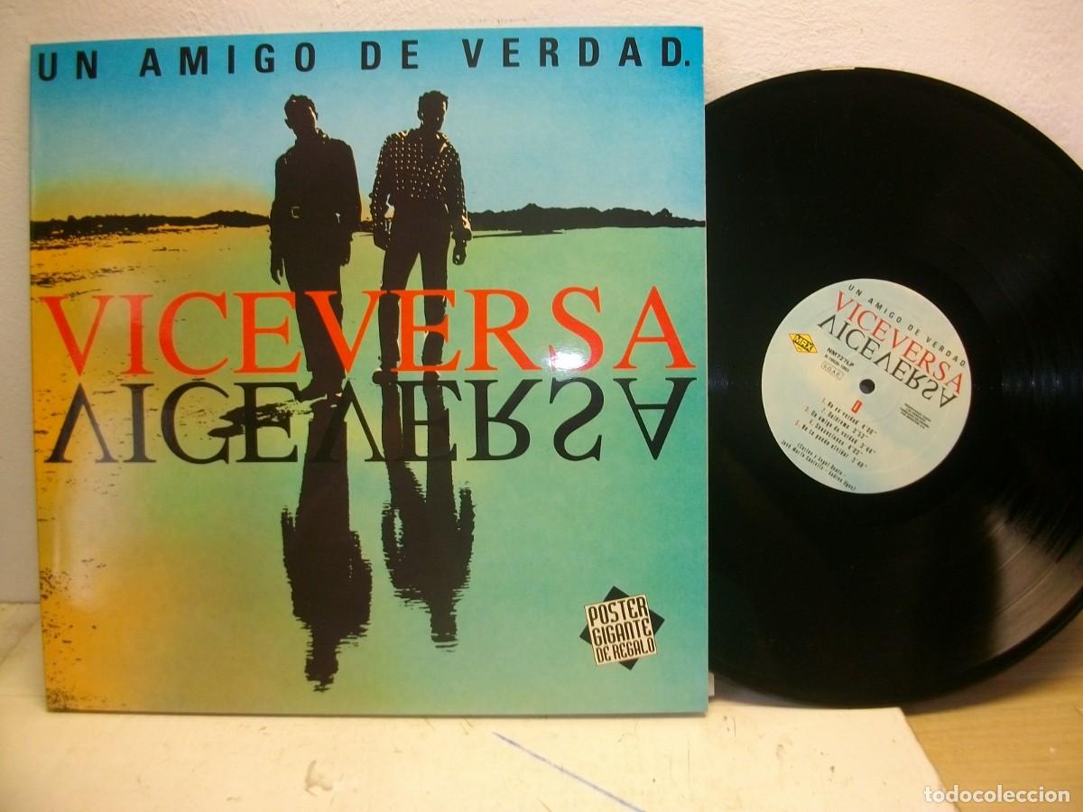 Discos de vinilo: Viceversa &ndash; Un Amigo De Verdad LP - Foto 1
