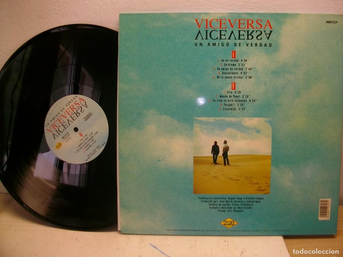 Discos de vinilo: Viceversa &ndash; Un Amigo De Verdad LP - Foto 3
