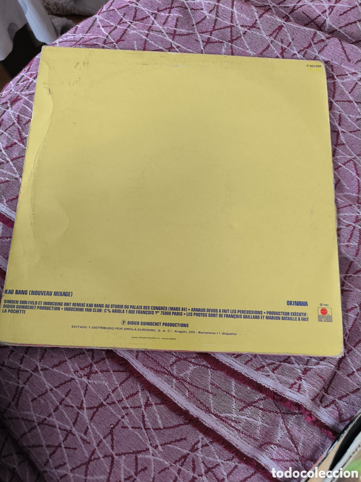 Discos de vinilo: DISCO DE VINILO INDOCHINE - Foto 2