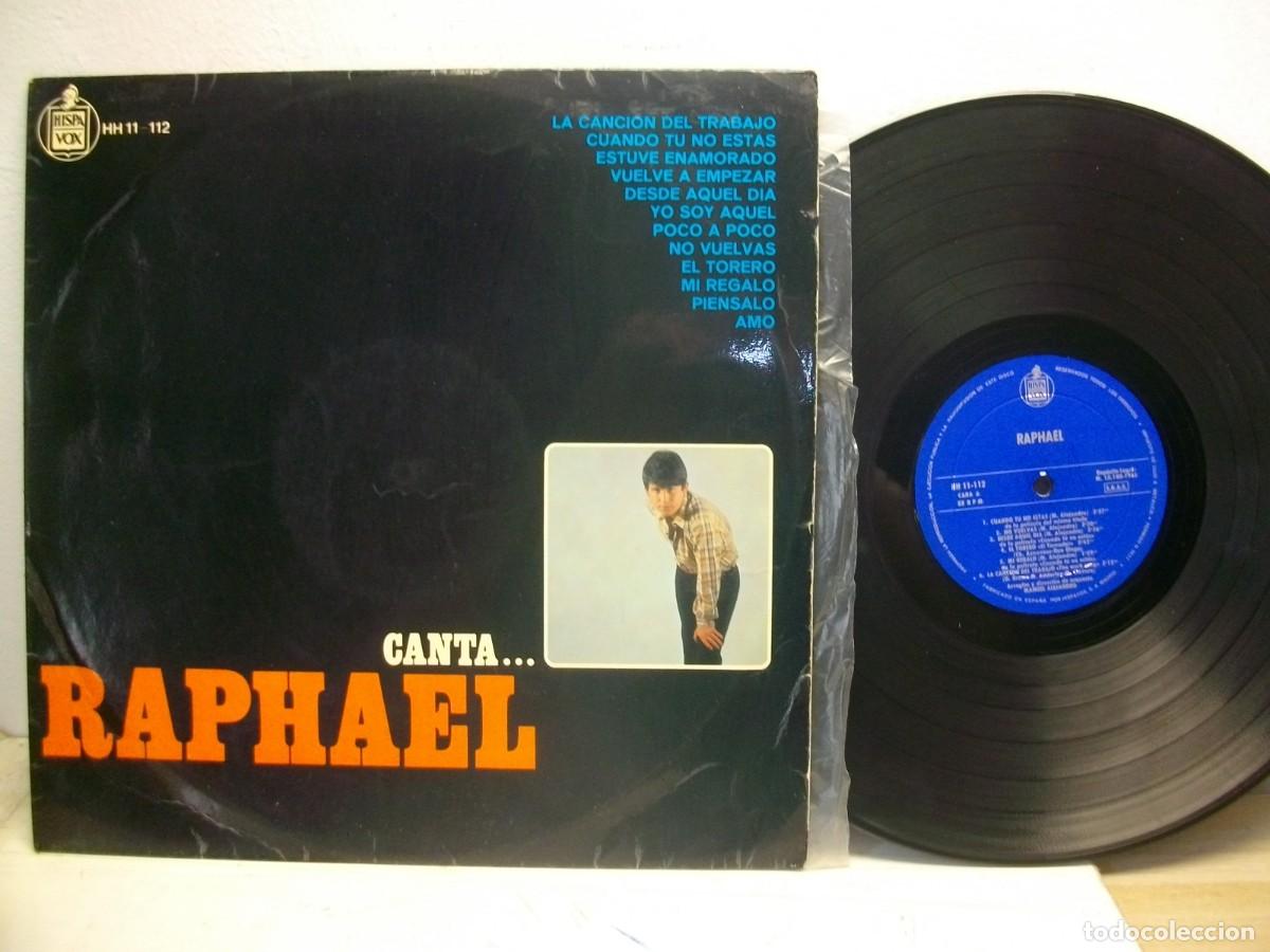 Discos de vinilo: Raphael &ndash; Canta... Raphael LP - Foto 1