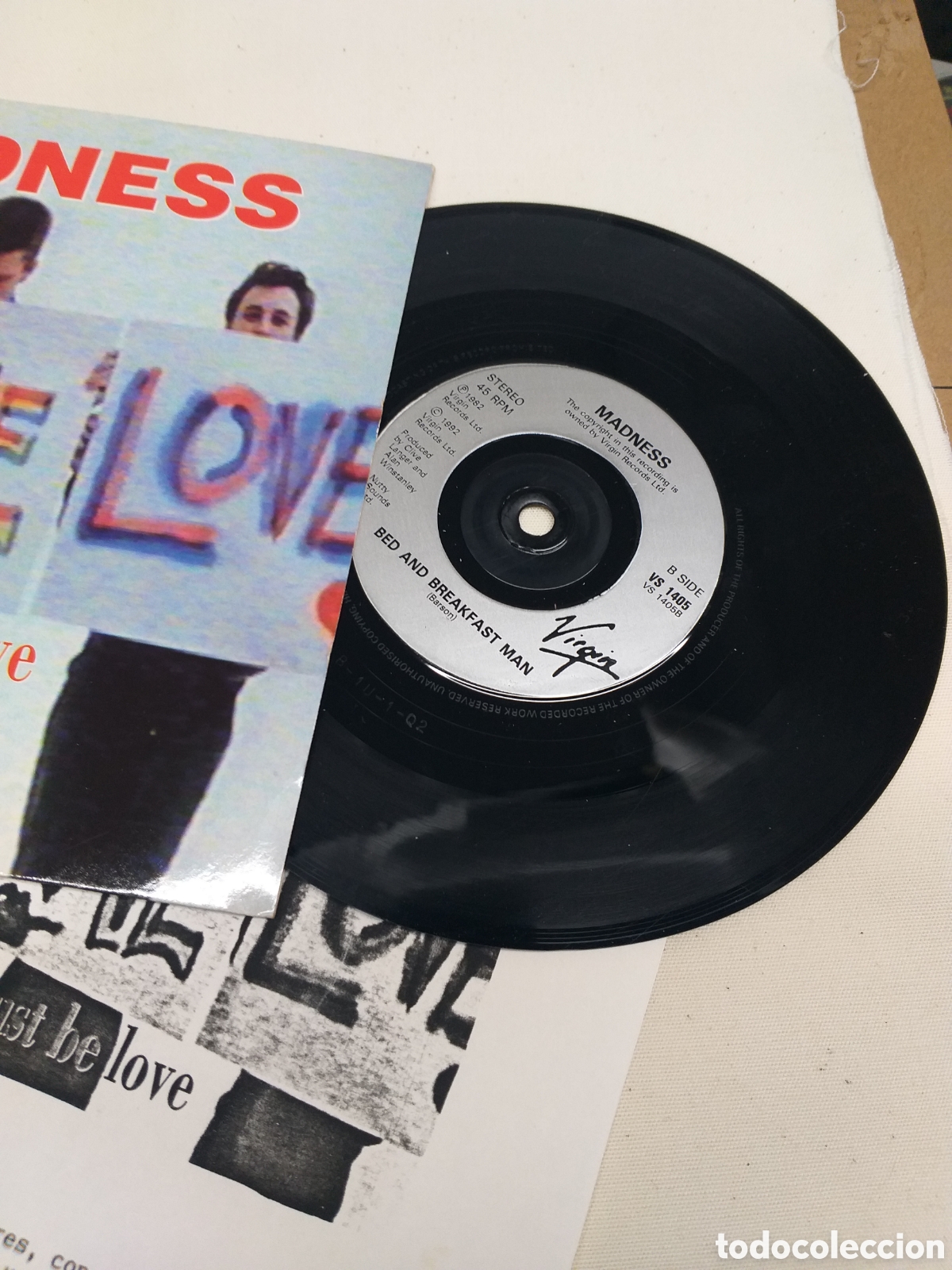 Discos de vinilo: Disco vinilo single MADNESS. It must be Love. - Foto 4