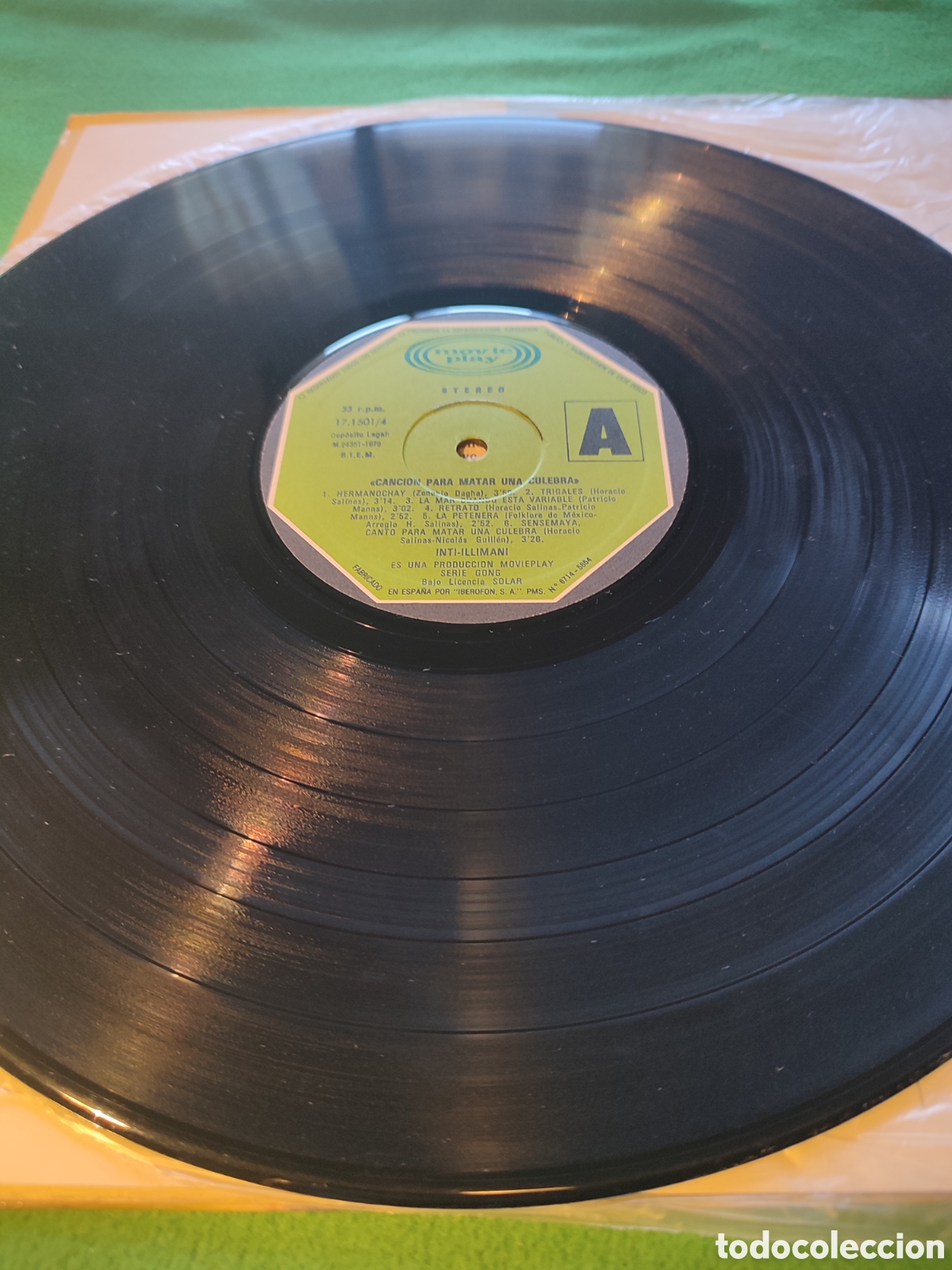 Discos de vinilo: Inti - Illimani - Canci&oacute;n para matar una culebra - Foto 3