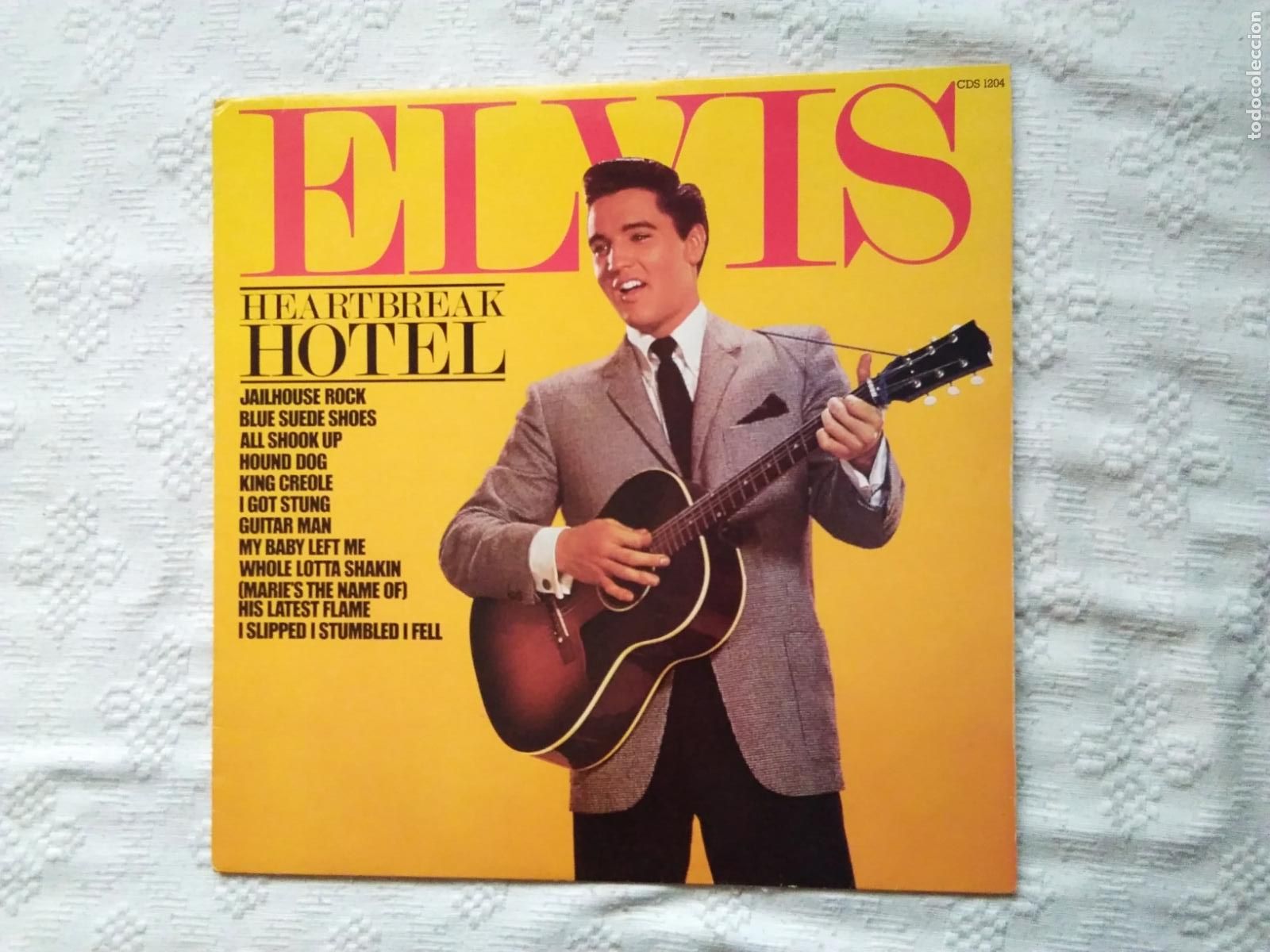 Discos de vinilo: LP ELVIS HEARTBREAK HOTEL - Foto 1