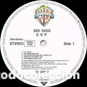 Discos de vinilo: Bee Gees &mdash;&mdash;&mdash;&mdash;&mdash;- E.S.P - Foto 1