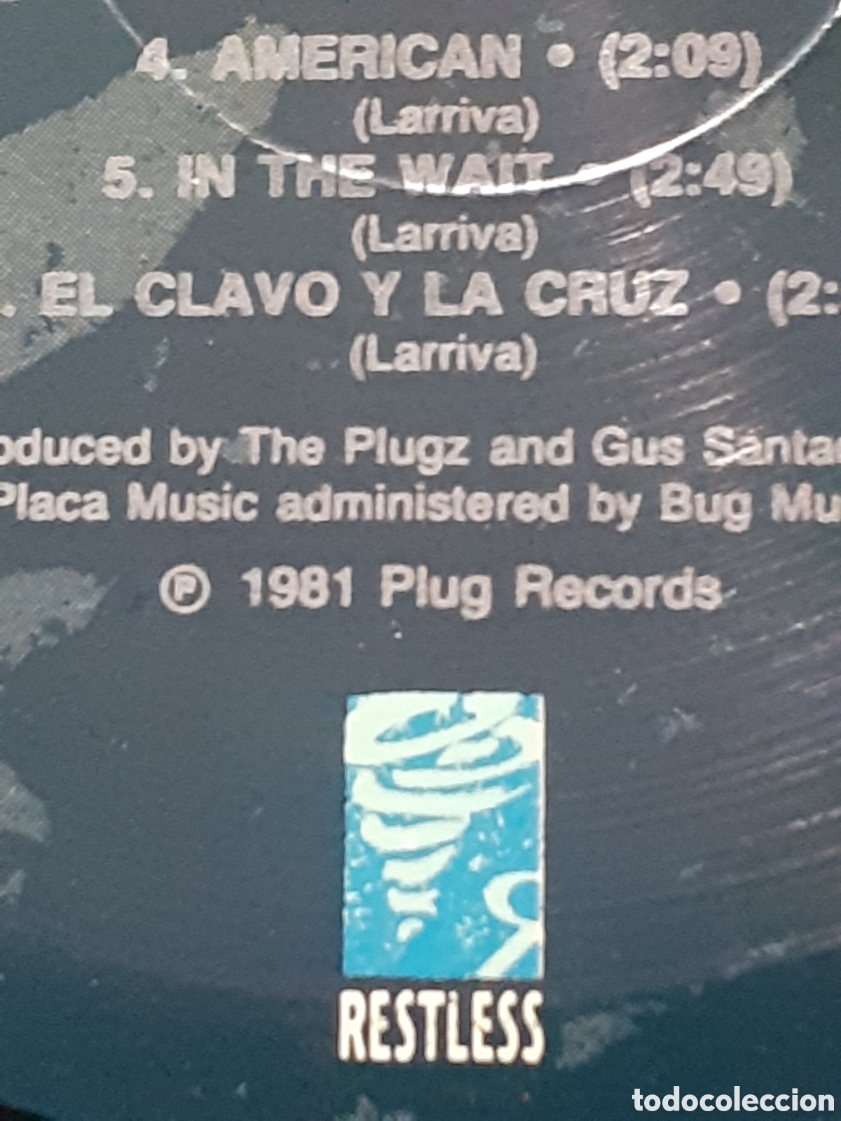 Discos de vinilo: The Plugz. Verter luck. 1981. USA. - Foto 5