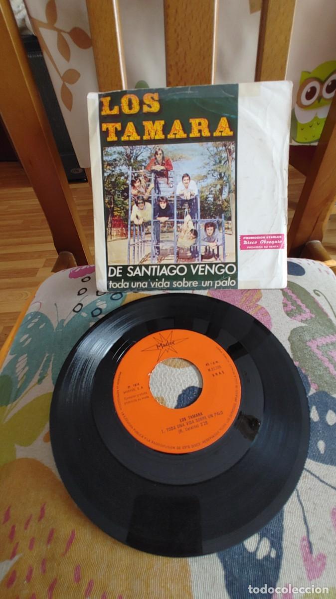 Discos de vinilo: LOS TAMARA-SINGLE DE SANTIAGO VENGO - Foto 1