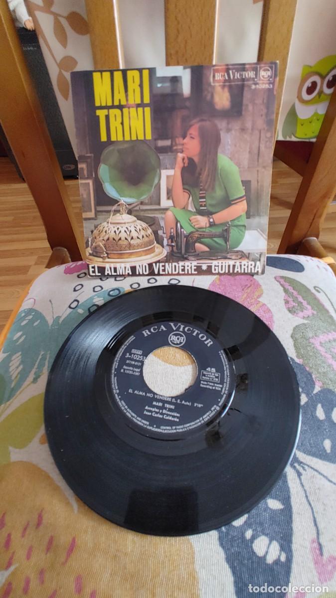 Discos de vinilo: MARI TRINI-SINGLE EL ALMA NO VENDERE - Foto 1