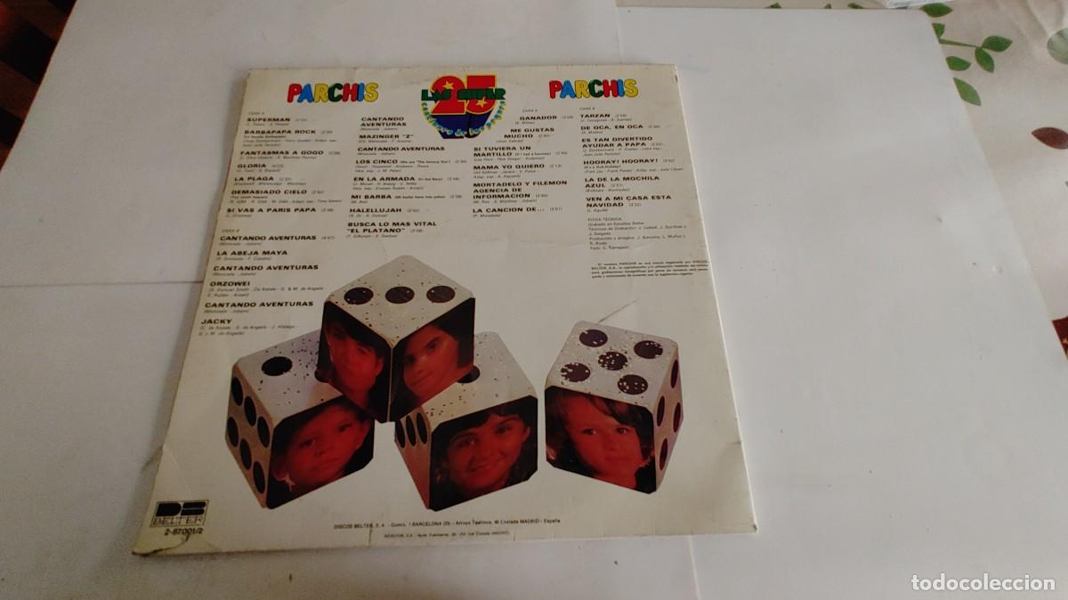 Discos de vinilo: PARCHIS-LP DOBLE LAS SUPERCANCIONES DE LOS PEQUES-GATEFOLD - Foto 3