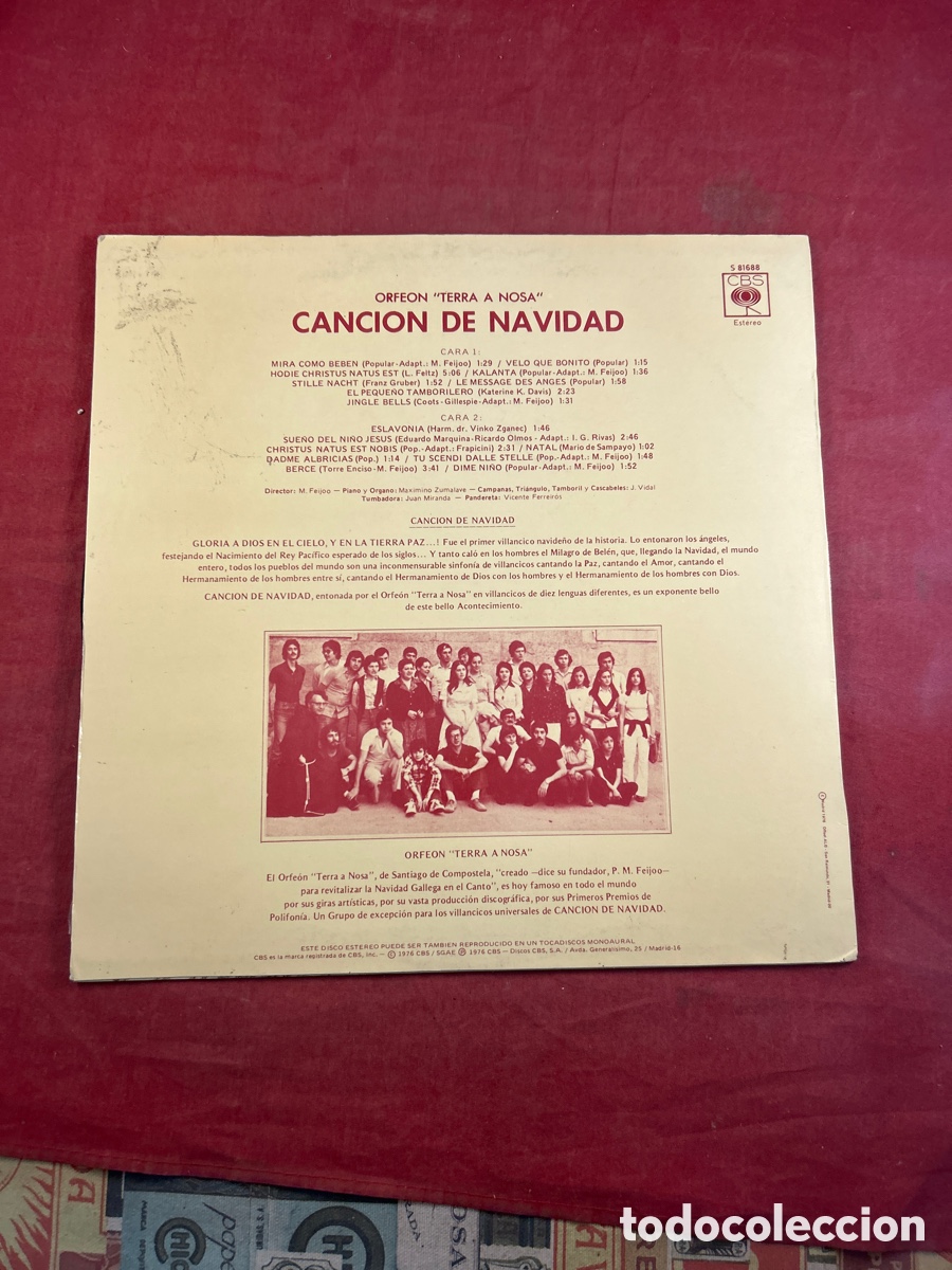 Discos de vinilo: CANCIONES DE NAVIDAD - Foto 2