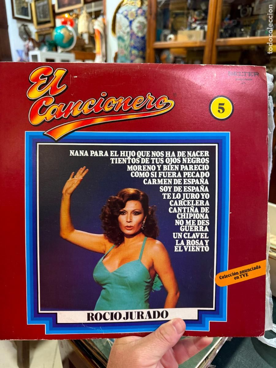 Discos de vinilo: LP EL CANCIONERO - ROCIO JURADO - Foto 1