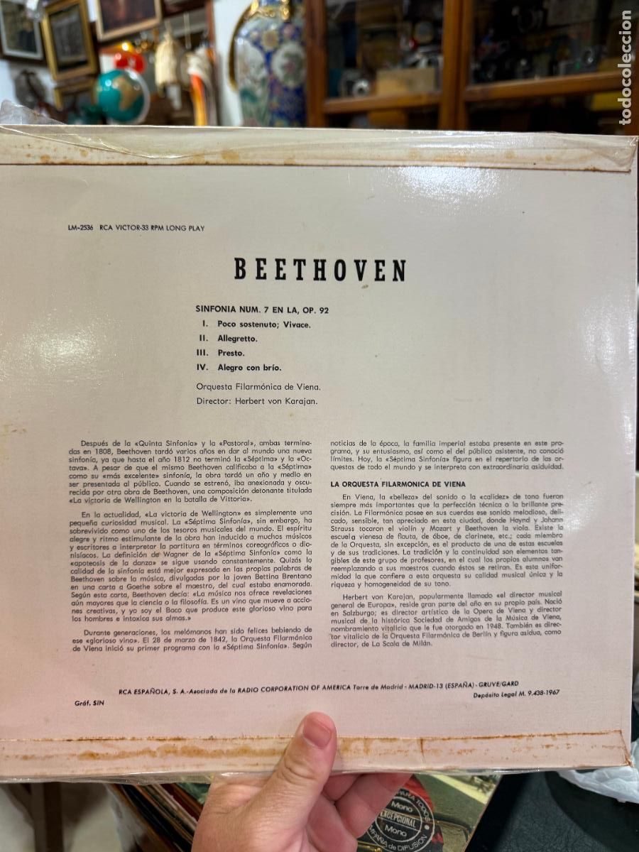 Discos de vinilo: LP FILARMONICA DE VIENA - Foto 2