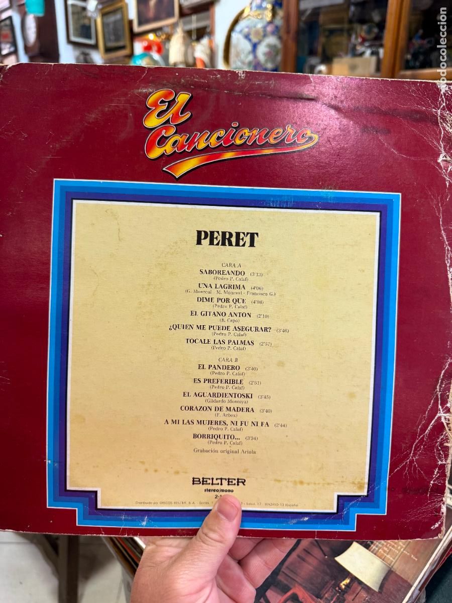 Discos de vinilo: LP EL CANCIONERO - PERET - Foto 2