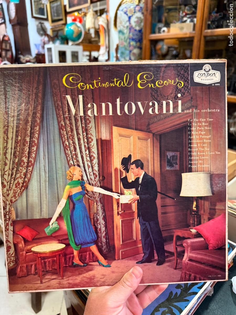 Discos de vinilo: LP CONTINENTAL ENCORES - MANTOVANI - Foto 1