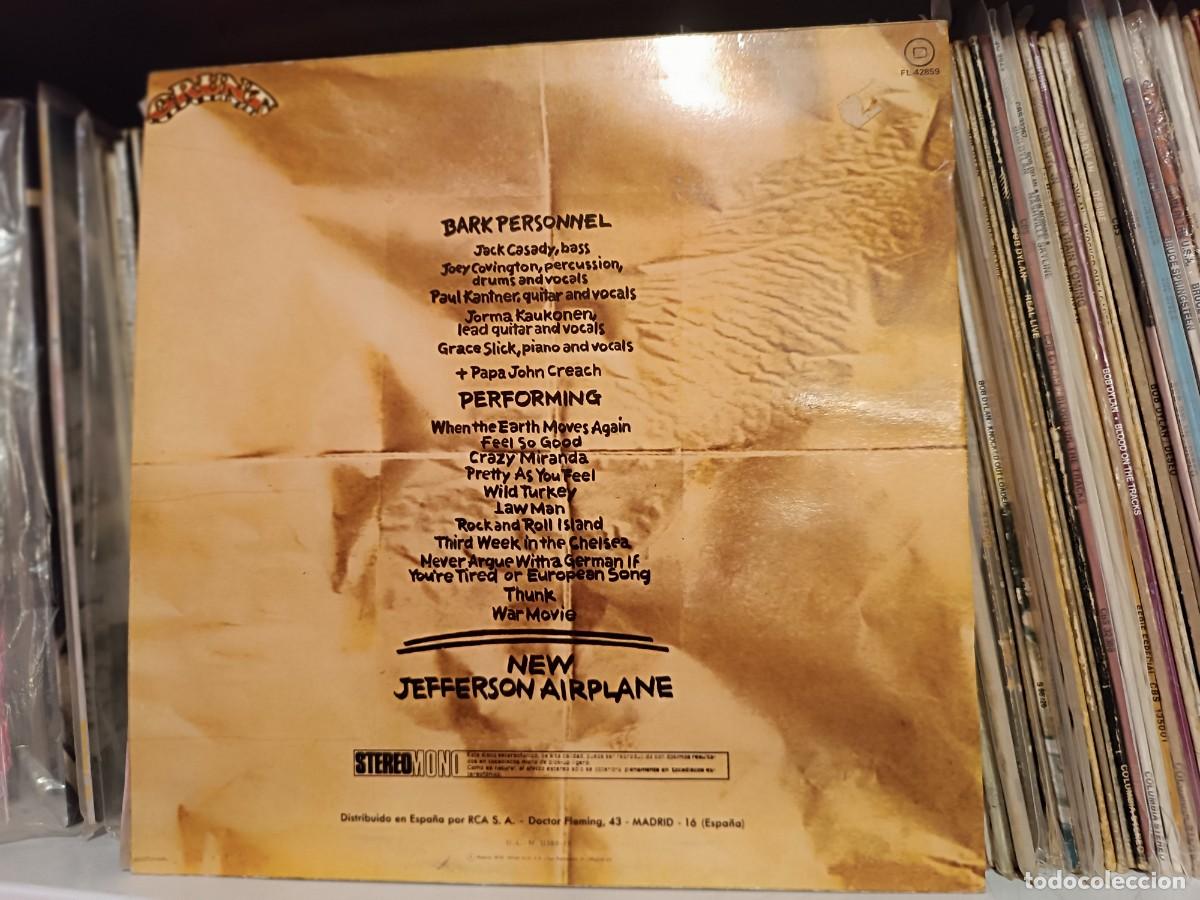 Discos de vinilo: Jefferson Airplane &lrm;&ndash; Bark - lp Spain 1979 - Foto 2