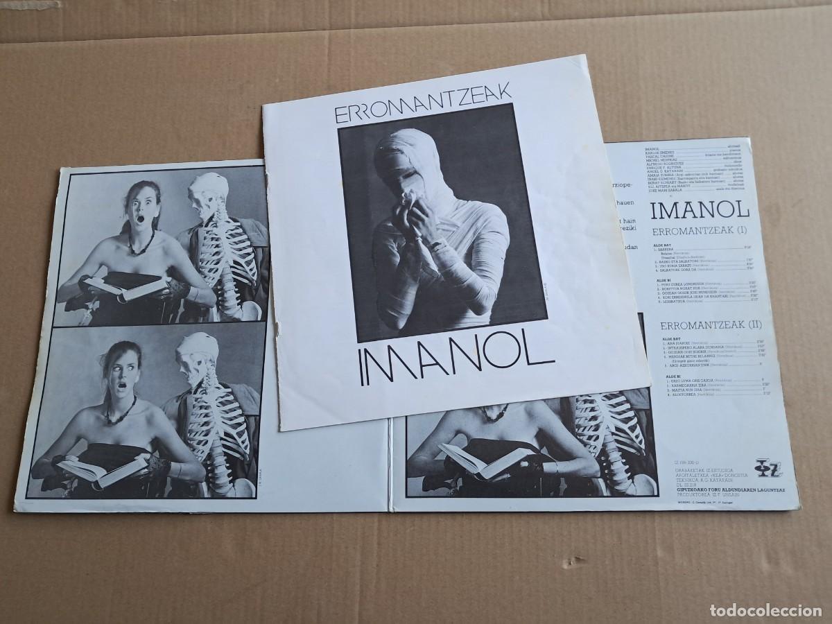 Discos de vinilo: IMANOL - ERROMANTZEAK DOBLE LP GATEFOLD 1984 - Foto 4