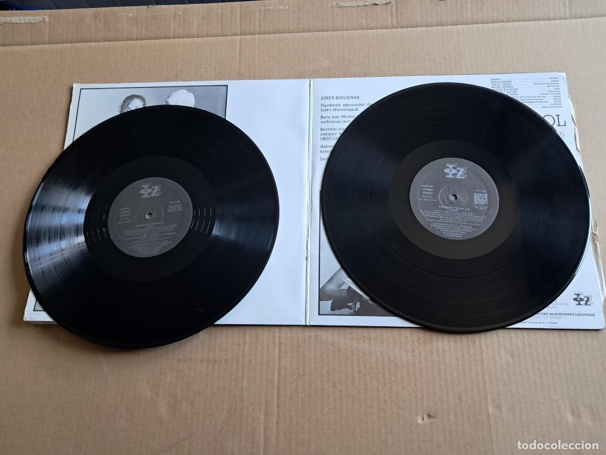 Discos de vinilo: IMANOL - ERROMANTZEAK DOBLE LP GATEFOLD 1984 - Foto 6