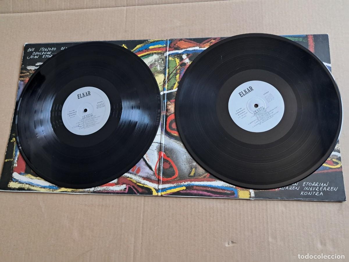 Discos de vinilo: IMANOL - JOAN ETORRIAN DOBLE LP 1987 - Foto 6