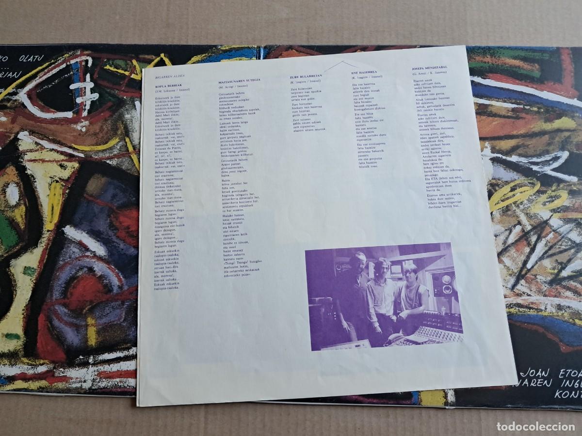Discos de vinilo: IMANOL - JOAN ETORRIAN DOBLE LP 1987 - Foto 7