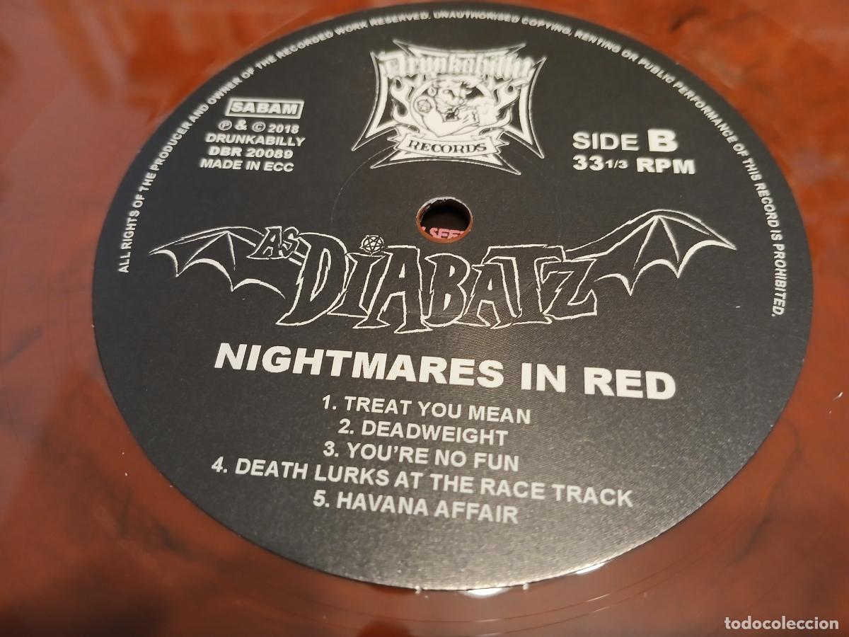 Discos de vinilo: AS DIABATZ -NIGHTMARES IN RED- (2018) LP + CD - Foto 2