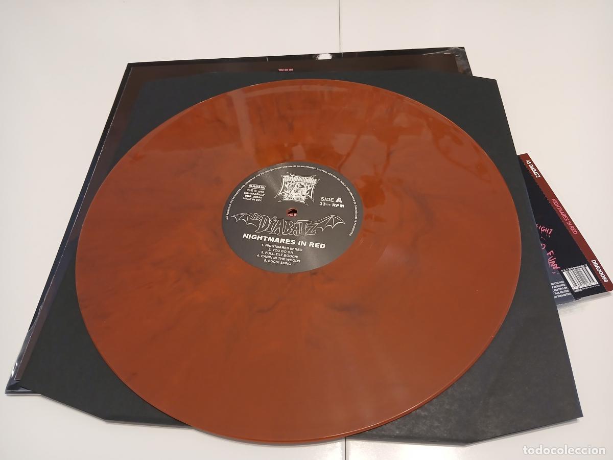 Discos de vinilo: AS DIABATZ -NIGHTMARES IN RED- (2018) LP + CD - Foto 4