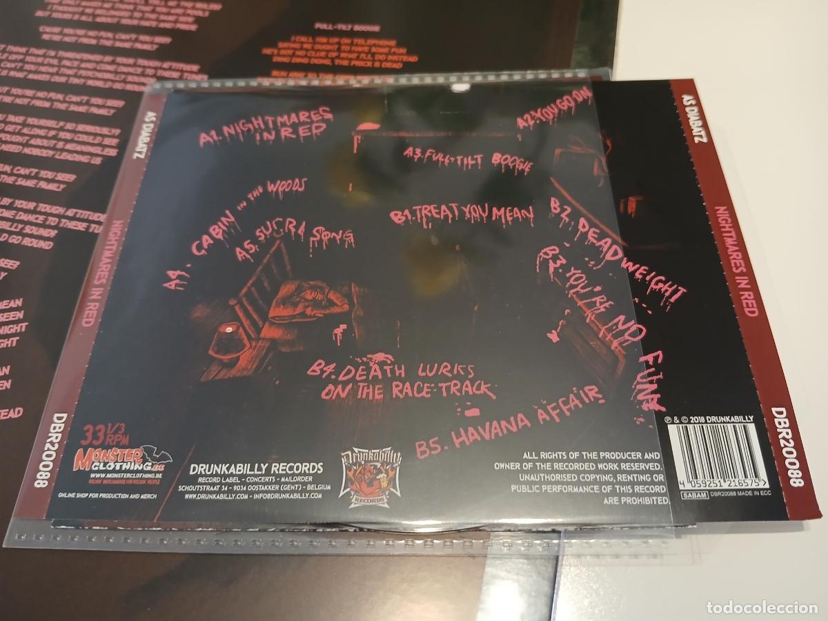 Discos de vinilo: AS DIABATZ -NIGHTMARES IN RED- (2018) LP + CD - Foto 5