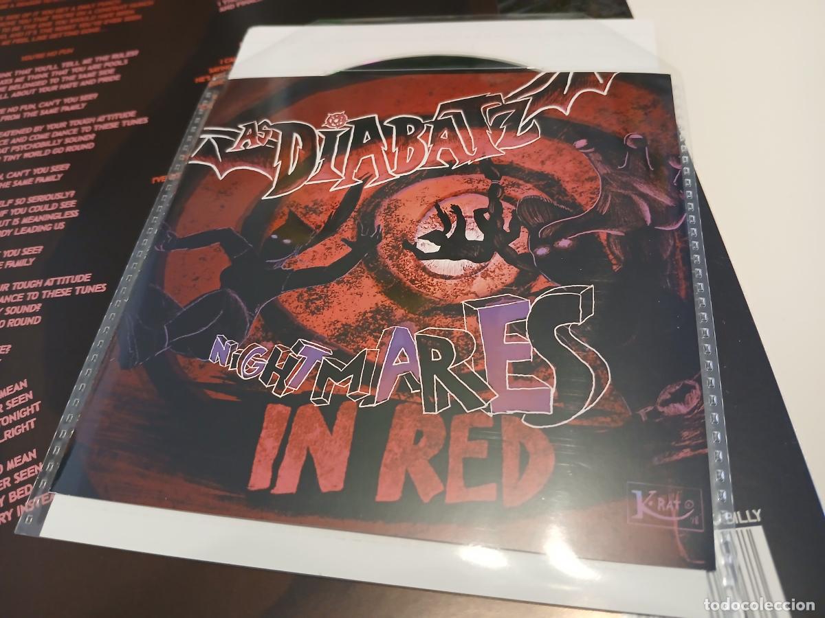 Discos de vinilo: AS DIABATZ -NIGHTMARES IN RED- (2018) LP + CD - Foto 6