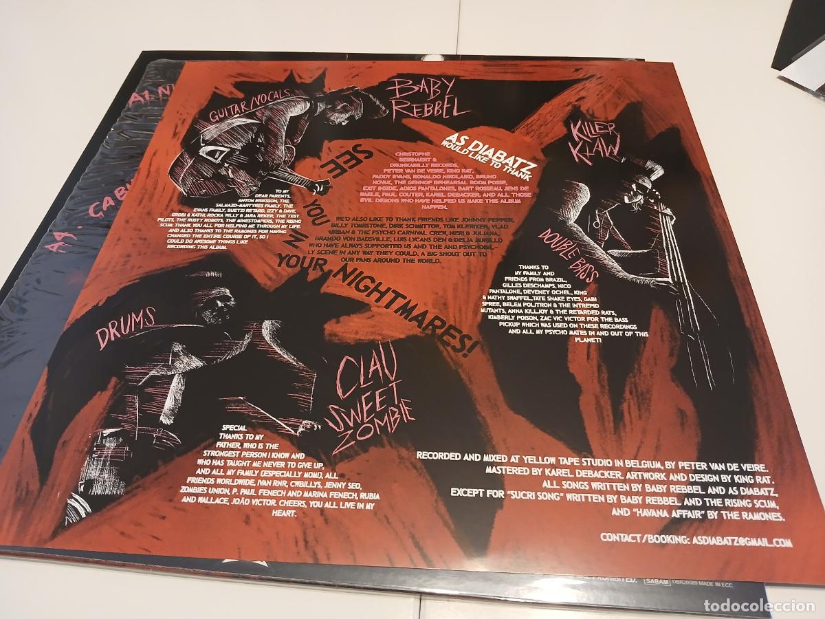 Discos de vinilo: AS DIABATZ -NIGHTMARES IN RED- (2018) LP + CD - Foto 8
