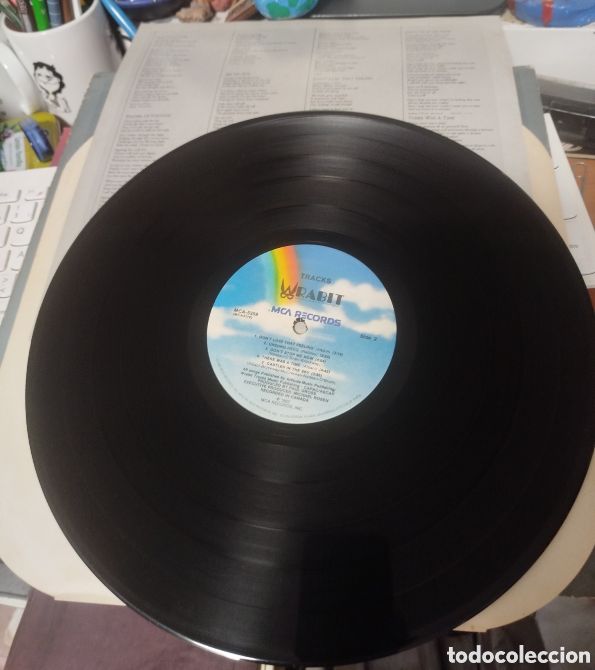 Discos de vinilo: Wrabit - Tracks. Edici&oacute;n USA - Foto 4