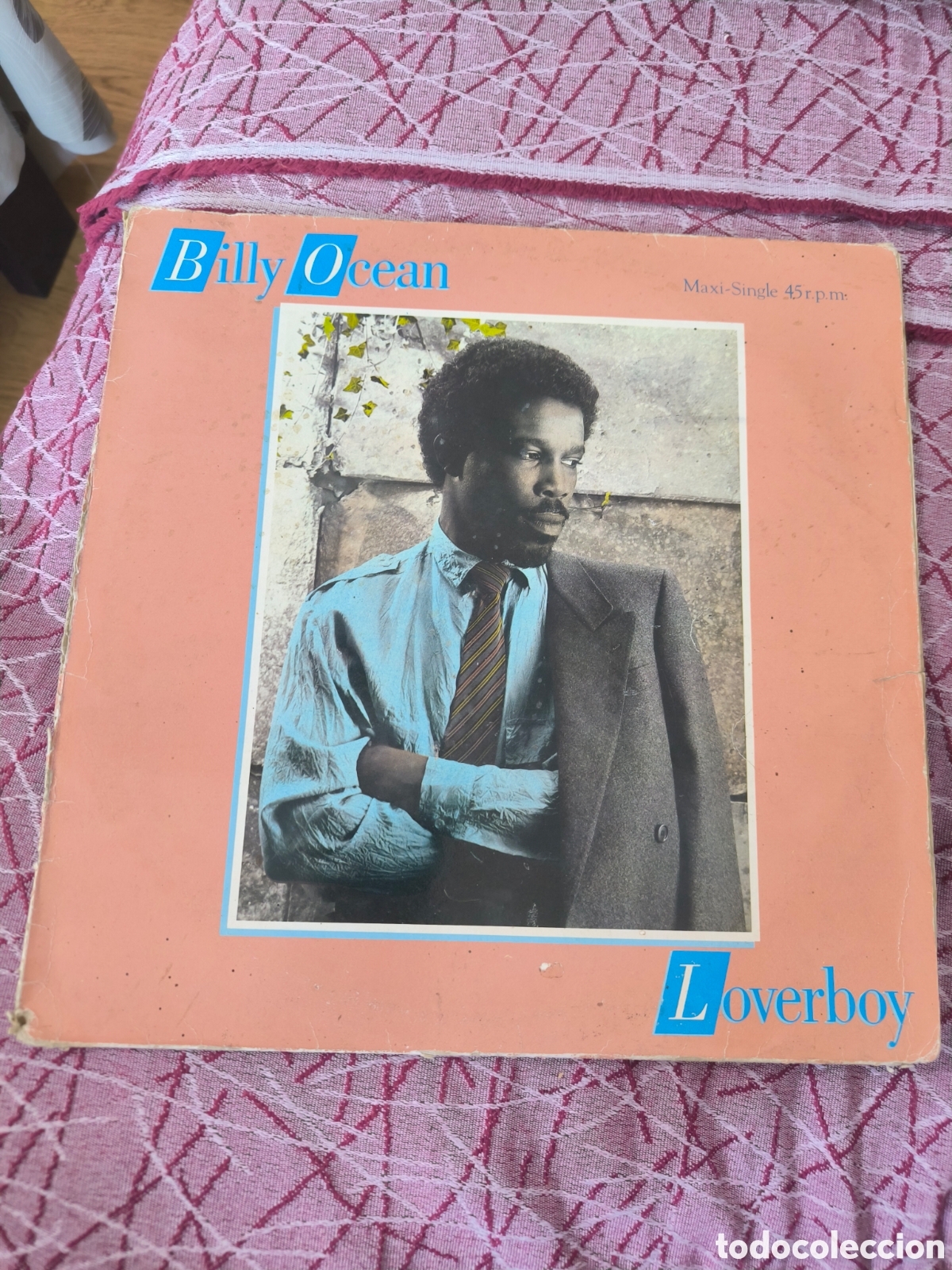 Discos de vinilo: VINILO Billy Ocean, canci&oacute;n Loverboy. - Foto 1