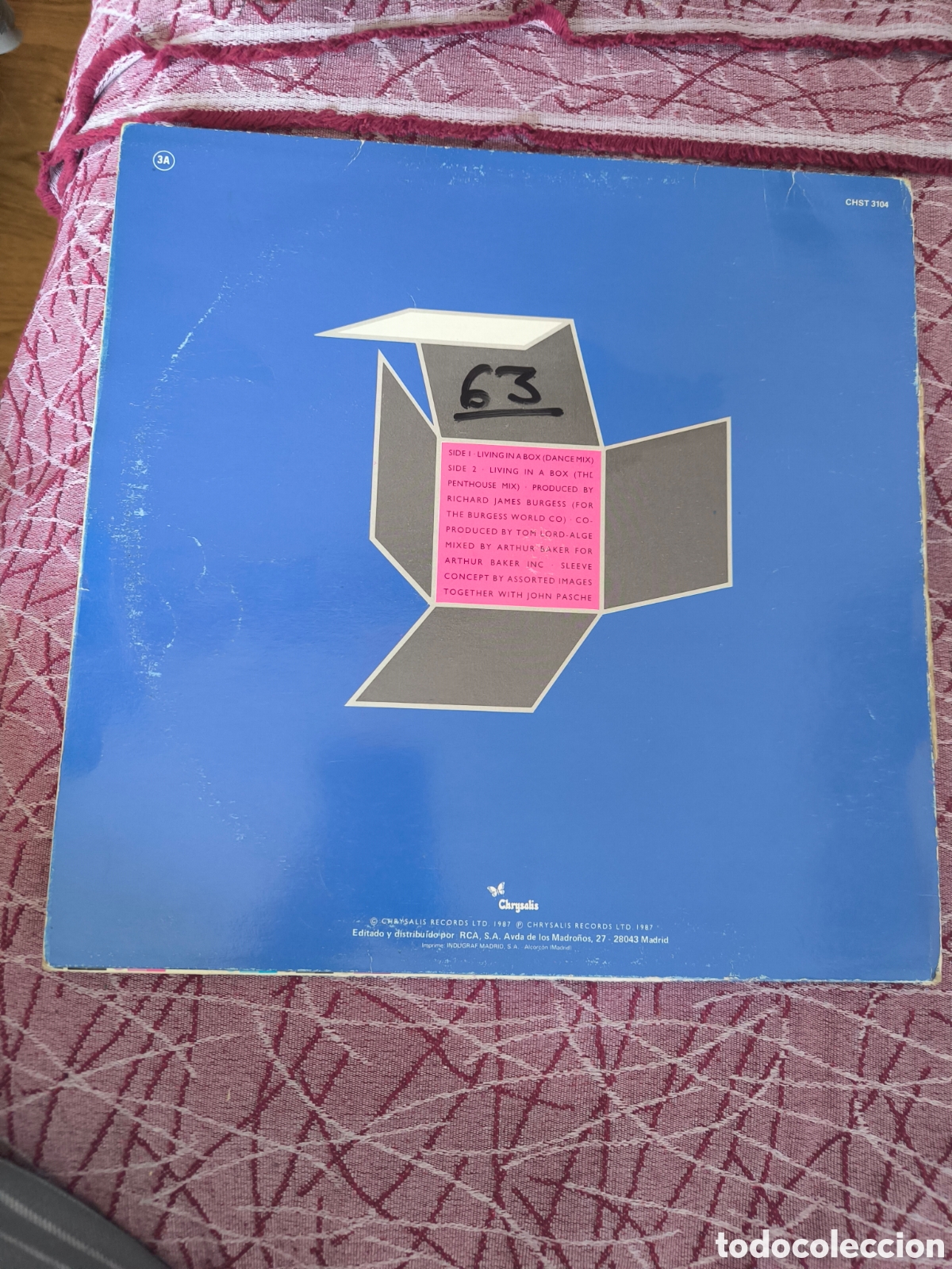 Discos de vinilo: DISCO de vinilo de Living in a Box. - Foto 2