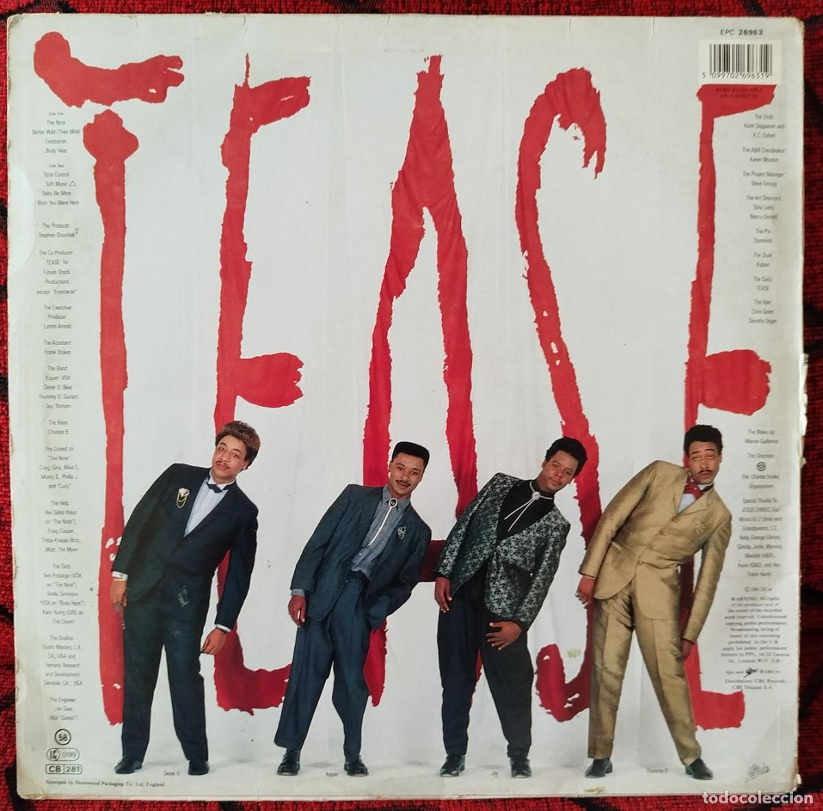 Discos de vinilo: TEASE ** Tease ** VINILO LP UK 1986 - Foto 2