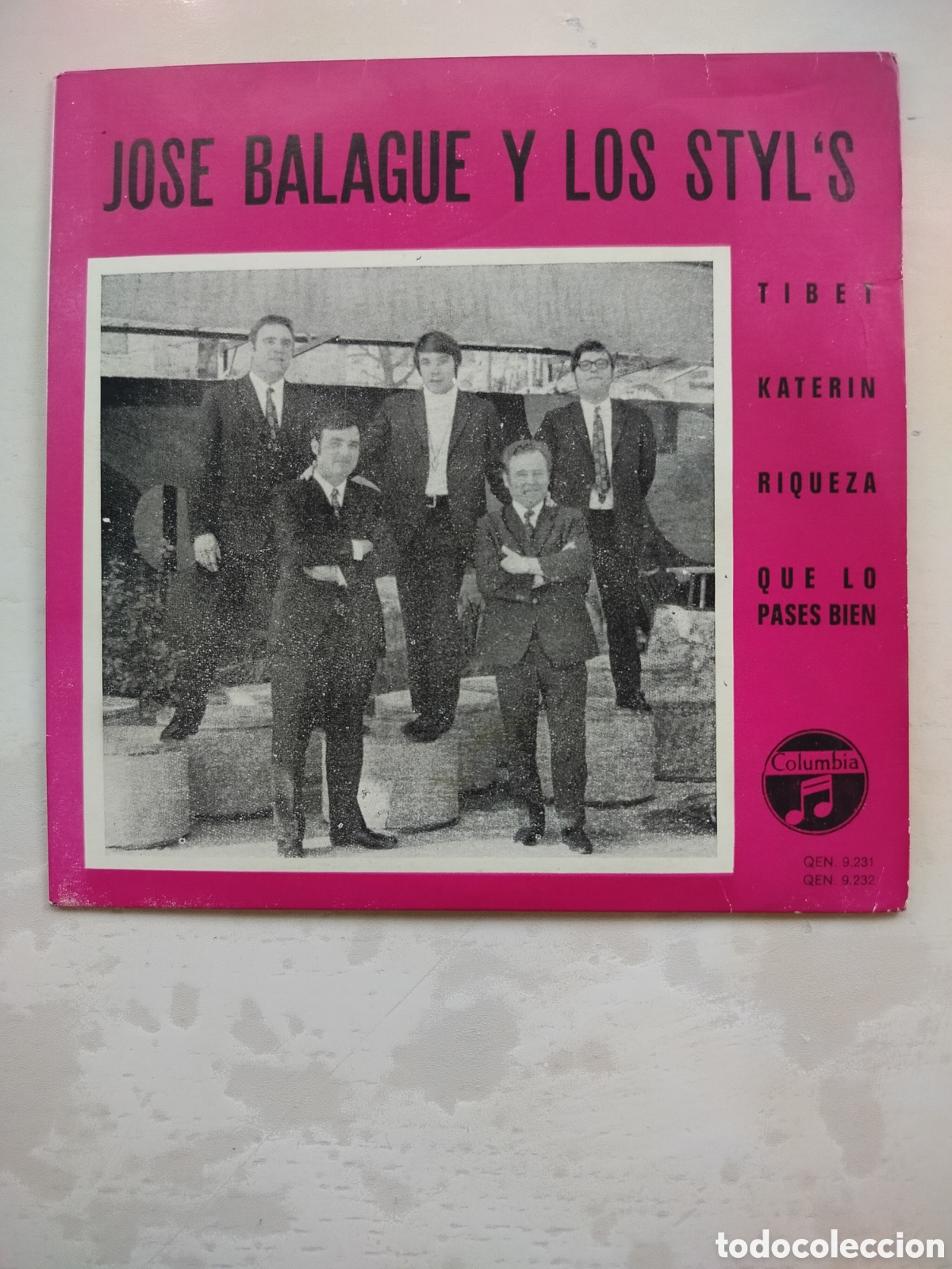 Discos de vinilo: Jos&eacute; Balagu&eacute; y Los Styls - Foto 1