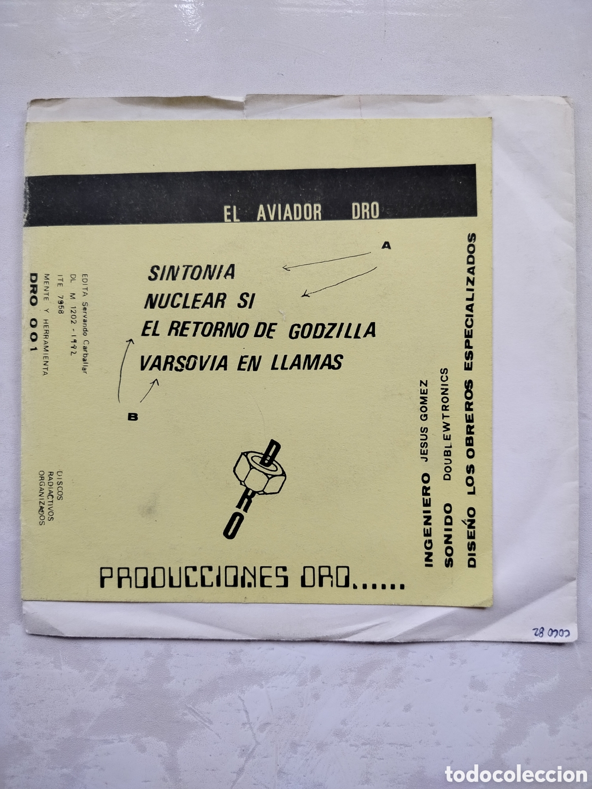 Discos de vinilo: Nuclear Si, Aviador Dro - Foto 2